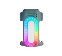 Hosrivae Colorful Searchlight Neo 2, Compact ABS LED Light with Multi- Modes, Lightweight 7x4.6cm Photography Lamp Enhanced Aerial Visibility and Low-Light, Gray