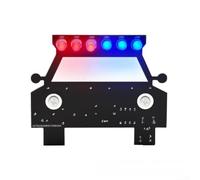 Hosrivae DIY Electronic Soldering Practice Kit With Flowing Red And Blue LEDs, 5V USB Powered Car Light Module With Buzzer Sound Effects For Beginners Learning(B)