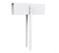 Hosrivae Doors Plus Cabinets 1-Pack Plus Pet Drilling Bi-fold Door Lock Metal Folding White No for Required Safety Child