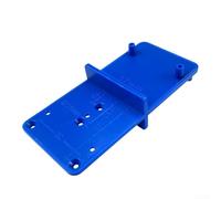 Hosrivae Drill Guide for 35mm and 40mm Hinges, Hinge Hole Locator Template for Woodworking Cabinet Door Installation, ABS Drill Bit Hole Tool, Black/Blue/Grey/Red(Blue)