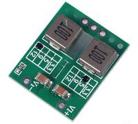 Hosrivae Dual Output DC-DC Step Down Converter Module 7-28V To 3.3V/5V/9V/12V 1.5A Low Ripple Efficiency Power Supply For DIY Electronics Projects Green PCB(5V+12V 1.5A)