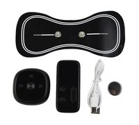 Hosrivae Electric Neck Massager For Muscle Pain Relief And Relaxation, TENS & EMS Dual-Mode Therapy Device With Remote Control, 1-100Hz Adjustable Frequency, Portable ABS/PU Design