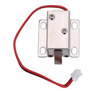 Hosrivae Electronic Latch Lock 12V DC for Cabinet Safe Door for Access Control, Electromagnetic Solenoid with 7mm Slant Tongue, Rust Proof, 27mm Latch Bolt (Si