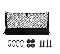 Hosrivae Envelope Style Truck Bed Cargo Net - Double-Layer Elastic Flat Net with Hook & Bottom Pocket, 90 x 40 cm / 110 x 40 cm, for Pickup Trucks and Vans(110 * 40CM)