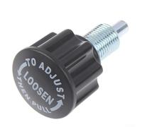 Hosrivae Exercise For Bike Pull Pin Spring Knob Replacement for Fitness Bikes, Stainless Steel + Plastic, 6.5 cm Total Length, 20 mm Screw, 16 mm Diameter, Ru