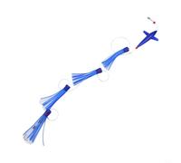 Hosrivae Feather Rig Trolling Lure Set for Big Game Fishing - 150mm Squid For Daisy Chain with Metal-Plastic Construction, 210g Weight, Compatible with Tuna, Mar(C1)