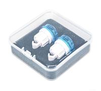 Hosrivae Fishing Rod Tip Clip Bite Alarm with LED Flash & Audible for Night Fishing - Automatic Induction, PP Material, 35x23mm, 6.8g, 2-(2PCS)