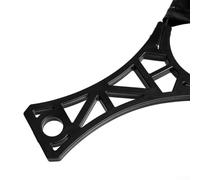 Hosrivae Fly Fishing Hand Net with Glued Mesh Bag, Foldable Stream Landing Net for Trout & Freshwater/Saltwater Use, ABS Handle + Metal For Ring, 45x25x20(SMALL)