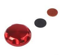 Hosrivae For DAIWA Baitcasting Reel Mechanical Brake Knob for STEEZ AIR, ALPHAS 15/16/18/19 & PX68 PIXY - For CNC Aluminum Alloy, For Ultra-Light 1.27g, 8-Color Set(RED)