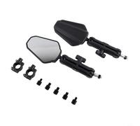 Hosrivae For Folding Fit Rearview Motorcycle Having 360° Wide-angle Reflectors 2pcs Mirrors on Most Motorcycles Construction Joint Adjustment Abs Aluminum Alloy Ball Convex