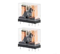 Hosrivae For Mini Industrial Relay, Electromagnetic Connector Module, 2Pcs DC24V 5&8Pin Solder Terminals Electronic Parts For Machinery Control Repair(2open 2closed 8feet)