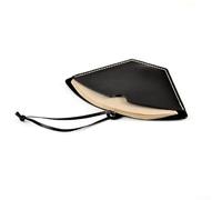 Hosrivae For Pu Leather Coffee Filter Paper Hiking Fan Organizer Carryable Cone Travel-friendly Filters 20-sheet Capacity Having Simple to Storage Bag Hanging for Holder Carry for Camping Hook Office
