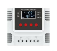 Hosrivae For Pwm Solar Charge Controller, 40A APP Control LCD Display ABS Housing 3-Stage Charging Dual USB Ports For Home Garden Off-Grid Alternative Energy Systems