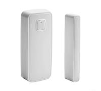 Hosrivae for Tuya Door for Window Sensor with Temperature Humidity Detection, Wireless Contact Alarm Home Security, App Control & History View, White