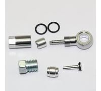 Hosrivae Formula R1 & The Compatible Hydraulic Brake Banjo Fitting Kit for Disc Brakes - Hose Connector Unit, Silver, 30g