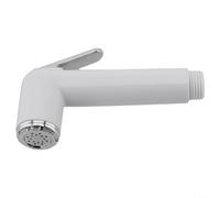 Hosrivae Handheld Bidet Sprayer for Toilet - Pressurized Women's Wash Hose with ABS Construction, 4.72 x 2.76 Inch Electroplated Black/White Shower H(WHITE)