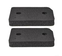 Hosrivae Heat Pump Dryer Foam Filter 2pcs Black 207x157mm