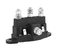 Hosrivae Heavy Duty 75 Amp Solenoid Switch for Permanent Magnet Winch Motors, Electromagnetic Contactor with 6 Terminals, Fits 24450BX 214-1211A11, Efficient Cooling Design