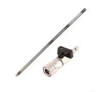 Hosrivae Heavy Duty Pressure Washer Extension Wand Large Truck Tank Radiator Cleaning, 55cm Unidirectional Fan Spray Tool with Dual Use, Silver(C)