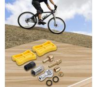 Hosrivae Hydraulic Disc Brake For Banjo Connector Kit for BH90, A/B, and Hope Brakes - Metal Fitting with Sealing Rings, Oil Needle, Olive, Screw & Pi(for A)