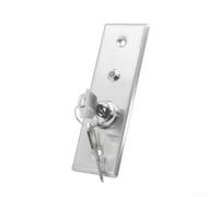 Hosrivae Key Operated Stainless Steel Door Release Switch Dual Color LED Status Light For ACS Entry Control NO COM Signal