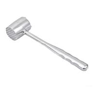 Hosrivae Kitchen Steak for Pork Bbq Tool Chicken Meat - Mallet Aluminium Dual-sided Rust-resistant Pack Pounder Having Tenderizer Grip User-friendly(ROUND)