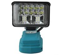 Hosrivae LED Cordless Work Light 18V Li-Ion Batteries (BL1830/BL1815/BL1860) - IP67 Waterproof, 2800-11800 Lm, 18W-84W, 3-8 Inch Flood Spotlight Jobsites, Camping & Vehicle (3inch)