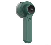 Hosrivae Lint Shaver with 6-Blade System, Portable Fabric Shaver Clothes, Sweaters & Upholstery - Rechargeable, Large-Capacity Waste Bin, USB-C Charging, Home & Travel(Green)