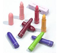 Hosrivae Lipstick With Colour-Changing And Fruit Flavours, Moisturising Plant-Based Texture For Hydrated Lips And Natural Shade Adaptation(#02)
