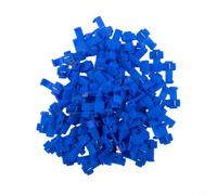 Hosrivae Lock Wire Connectors, Quick Splice Terminals, 100 Pcs Blue 15A Fit 0.75-2.5mm² AWG14-16 Electrical Cable Joints