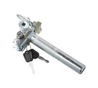 Hosrivae Lockable Electric Seat Post with Flip & Internal Cable Lock - Metal Alloy, Rust-Resistant, Compact 15 cm for E-Bikes (Silver)(A)