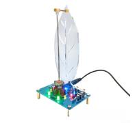 Hosrivae Magnetic Levitation Electromagnetic Swing Kit For Electronic Soldering Practice, DIY STEM Educational Toy With Colorful LED Display, DC 5V Powered Assembly Set Blue