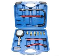 Hosrivae Mechanic Grade Cylinder Pressure Gauge Use With Cars And Motorcycles Includes Multiple Thread Adaptors Broad Compatibility