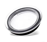 Hosrivae Milk Frother Lid Replacement for De'Longhi EC685/EC680/EC860 Series - Plastic Cover with Silicone Seal, 9 cm Diameter, Leak-Proof & Transparent View(A)