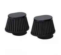 Hosrivae Motorcycle Air Filter, 55mm High-Flow Reusable Filter with Adjustable Clamp for Scooters and Motocross Bikes(2PCS)