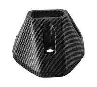 Hosrivae Motorcycle Exhaust Guard Protector for Honda Click 125 150, ABS Plastic Exhaust Pipe Cover with Carbon Fiber Design, Black Compatible with Se(CARBON FIBER)