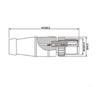 Hosrivae NMEA 2000 Backbone Drop Cable - For M12-5P Female to Male Marine Connector Cable for, Simrad, Navigation Systems - IP67 Rated, /(3 METER)