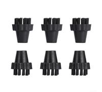 Hosrivae Nylon Bristle Brush Kit for Steam Cleaners, 3-Pack Hard Scrubbing Brushes Lecoaspira Unico, Tile Grout Limescale Removal Tool PAEU0250(6 PACK)