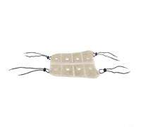 Hosrivae PCM Cooling Backpack Pad for Outdoor Hiking & Camping - 32 x 24 cm -Encased Phase Change Material Back Cooler, Lightweight 250g, Adjustable Rope(BROWN)