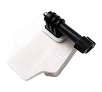 Hosrivae Pig-Nose Lamp Holder with Adapter, High-Strength Industrial Resin Bike Camera Mount, Compact 47g Action Camera Bracket(White)