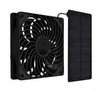 Hosrivae Portable IP65 Waterproof Solar Ventilation Fan, Miniature Solar Panel Exhaust Accessory For RV Greenhouse Chicken Pet House
