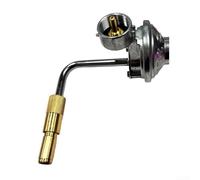 Hosrivae Propane Regulator with 1 lb Connection Tabletop Grills, Pressure Reducing Valve with Safety Mechanism, Install Outdoor BBQ Replacement, 11.5x10.5cm, Silver
