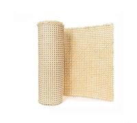 Hosrivae Rattan Mesh Sheet Chair Repair, 7-8mm Open Weave Cane Webbing Material, Natural Synthetic Fiber Decor Cabinet Doors, Screens, DIY Furniture (Wood)(J)