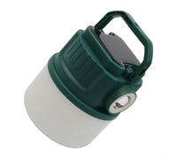 Hosrivae Rechargeable Solar Camping Lantern with Zoom, 4 Modes LED Tent Light, USB Powered Hanging Lamp Outdoor Hiking Fishing Green(C52 green)