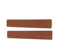 Hosrivae Recurve Bow Stabilizer Dampener Strip - Composite Material Limb Vibration Absorber for, 10 cm x 1.6-2.0 cm, 2-Pair Pack, 1.8 g Each(BROWN)