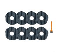 Hosrivae Replacement Microfiber Pads Robot Cleaners for Pro Plus for X9 Pro Spin Vacuum X10 4-Pack Quality Mop for Cleaning Cloths(A)