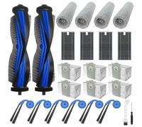 Hosrivae Replacement Parts Kit for Ecovacs for Deebot X9, 2 Main Rollers, 4 Mops, 6 Side Brushes, 6 Dust Bags, Filter & Tools Robot Vacuum