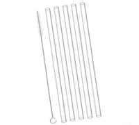 Hosrivae Replacement Straws Compatible Having for Thermoflask 40oz Water Bottle for Tritan Reusable Drinking Straws Having Straw Cleaning Brush Set Water