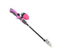 Hosrivae Retractable Fly Fishing Rod and Reel For Combo for Kids - 34 cm to 130 cm Adjustable Telescopic Rod, Ceramic Guides, Ergonomic Handle, Nylon Construct(Orange)