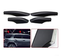 Hosrivae Roof Rack End Cover for Fortuner AN50 AN60 2004-2014, Matte Black Plastic Rail Trim, 4pcs Set, Compatible with Roof Racks and Cargo Carriers